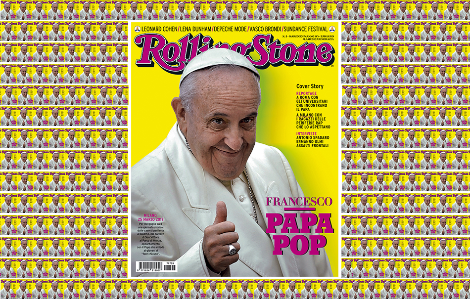 Francisco, o «Papa pop» da edição italiana da ‘Rolling Stone’