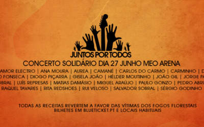 «Juntos Por Todos» – concerto solidário com as vítimas dos fogos florestais