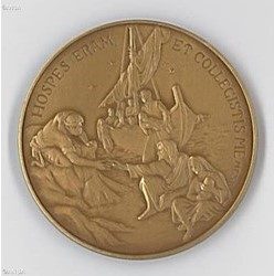 Os migrantes na medalha oficial do quinto ano de pontificado de Francisco
